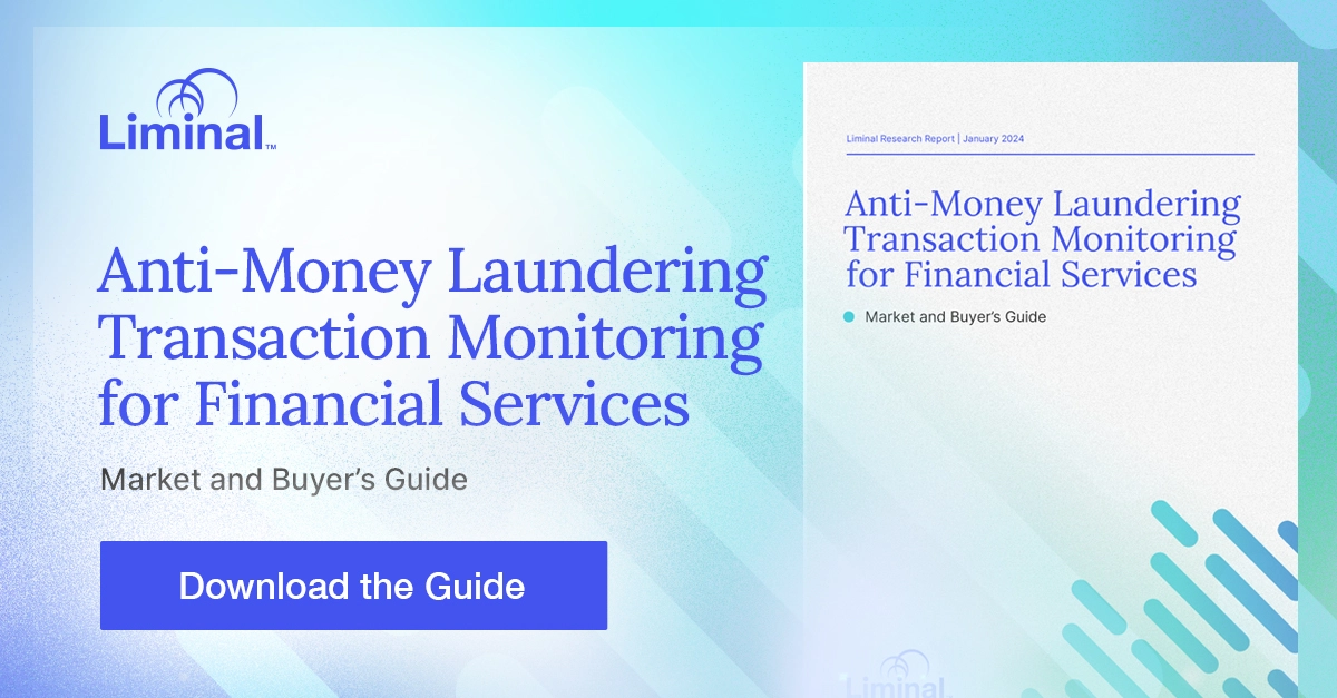 Anti-Money Laundering Transaction Monitoring for Financial Services - Market and Buyer's Guide - BannerCTA